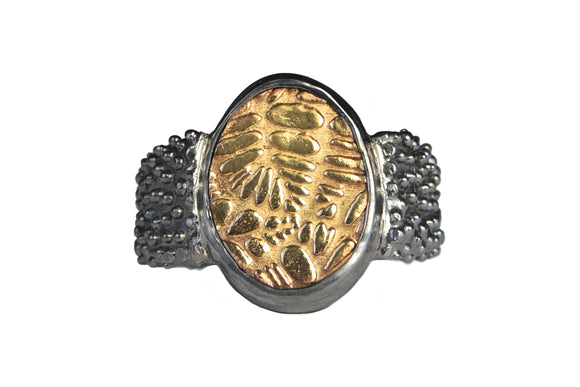 Golden Fern Ring