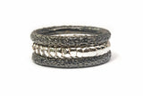 "Sequin" stacking ring