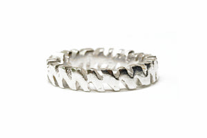Sterling Silver Zebra Ring